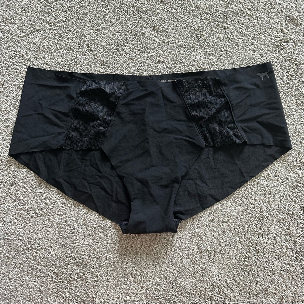 Victoria’s Secret PINK Black Hipster Panties Size XL from 04/2021